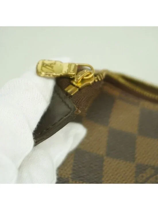 Louis Vuitton Pouch Damier Mini Pochette Accessoire Ebene Evene - Picture 8 of 10